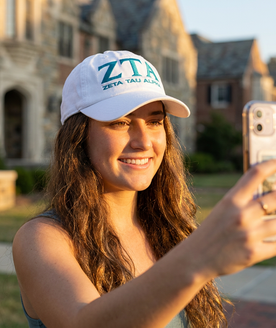 Zeta Tau Alpha World Famous Line Hat