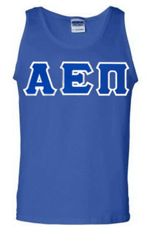 DISCOUNT- Alpha Epsilon Pi Lettered Tank Top