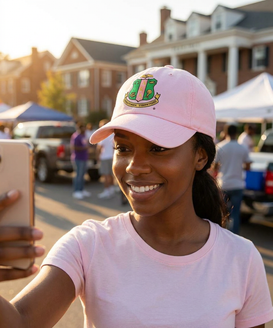 DISCOUNT-Alpha Kappa Alpha Crest - Shield Hat