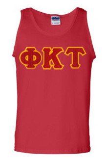 DISCOUNT- Phi Kappa Tau Lettered Tank Top