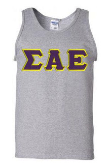 DISCOUNT- Sigma Alpha Epsilon Lettered Tank Top