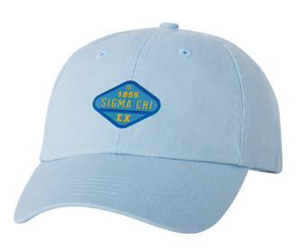 DISCOUNT-Sigma Chi Woven Emblem Hat