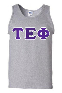  DISCOUNT- Tau Epsilon Phi Lettered Tank Top 