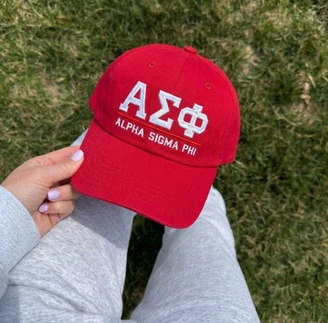 Alpha Sigma Phi Old School Greek Letter Hat