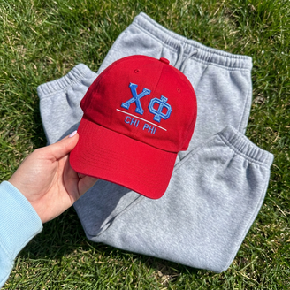 Chi Phi Old School Greek Letter Hat