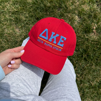 Delta Kappa Epsilon Old School Greek Letter Hat
