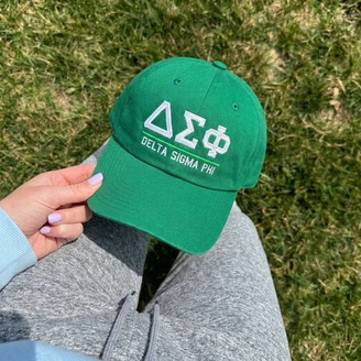 Delta Sigma Phi Old School Greek Letter Hat