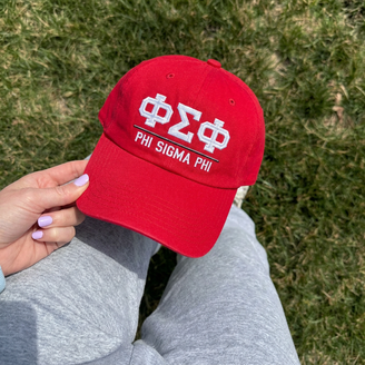 Phi Sigma Phi Old School Greek Letter Hat