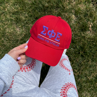 Sigma Phi Epsilon Old School Greek Letter Hat