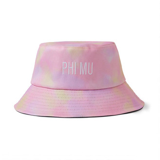 Sorority Shop Phi Mu Tie Dye Pastel Bucket Hat 