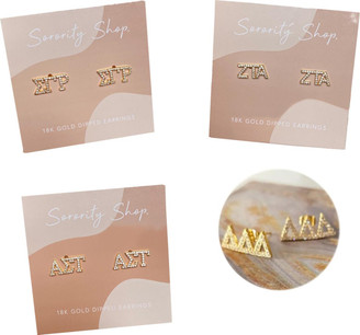 Sorority Shop Sorority Studded Earrings 