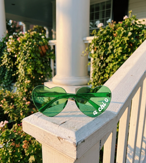 Sorority Heart Shaped Sunglasses