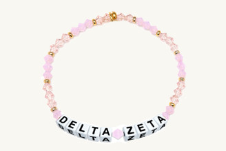 Delta Zeta Glass Name Bead Bracelet