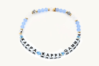 Kappa Kappa Gamma Glass Name Bead Bracelet