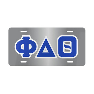 Printify PHI DELTA THETA LETTERED LICENSE COVERS