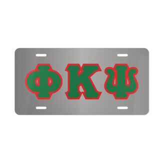 PHI KAPPA PSI LETTERED LICENSE COVERS