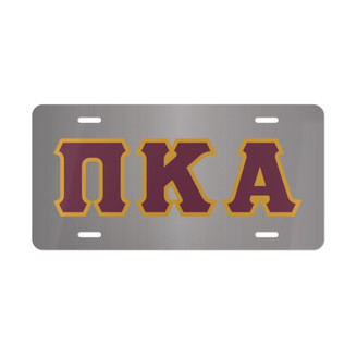 PI KAPPA ALPHA LETTERED LICENSE COVERS