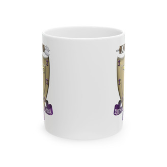 Sigma Alpha Mu Crest Ceramic Coffee Cup, 11oz
