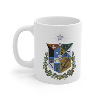 Zeta Psi Crest Ceramic Coffee Cup, 11oz