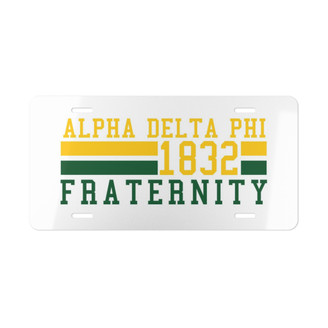 ALPHA DELTA PHI YEAR LICENSE PLATE COVERS