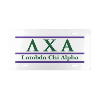 Printify LAMBDA CHI ALPHA LETTERED LINES LICENSE COVERS - Custom 
