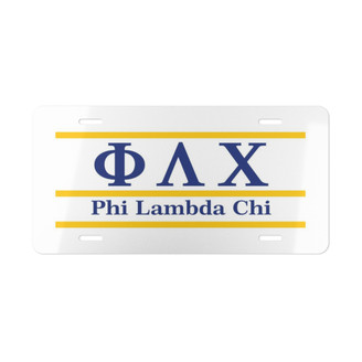 PHI LAMBDA CHI LETTERED LINES LICENSE COVERS - Custom