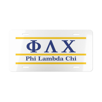 Printify PHI LAMBDA CHI LETTERED LINES LICENSE COVERS - Custom 
