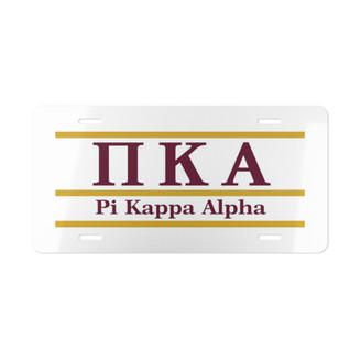 PI KAPPA ALPHA LETTERED LINES LICENSE COVERS