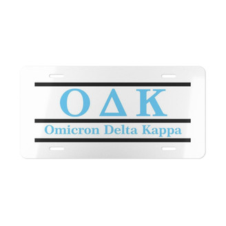 Printify OMICRON DELTA KAPPA LETTERED LINES LICENSE COVERS - Custom 