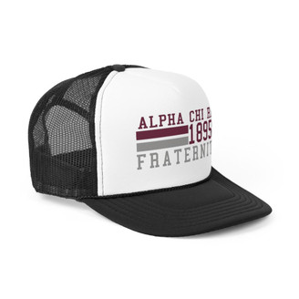 Greekgear Alpha Chi Rho Lines Trucker Caps 