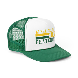 Alpha Delta Phi Lines Trucker Caps