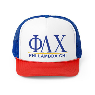 Printify Phi Lambda Chi Trucker Caps 