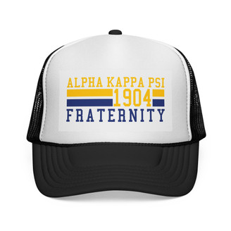 Alpha Kappa Psi Lines Trucker Caps