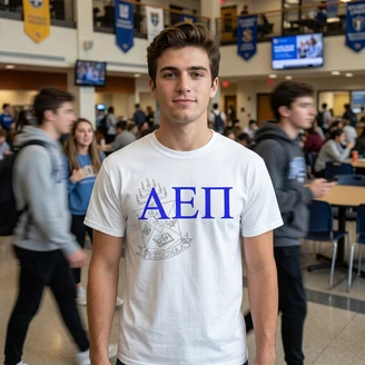 Alpha Epsilon Pi Greek Crest Cotton Tee