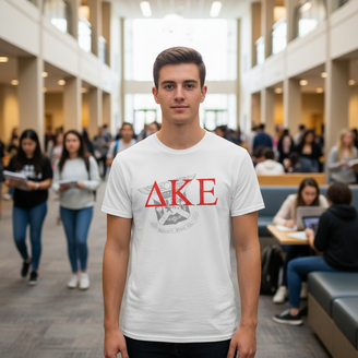 Delta Kappa Epsilon Greek Crest Cotton Tee