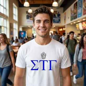 Sigma Tau Gamma Greek Crest Cotton Tee