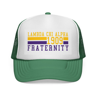 Lambda Chi Alpha Lines Trucker Caps