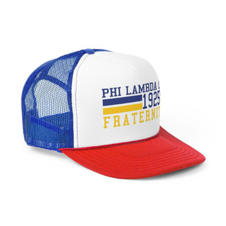 Greekgear Phi Lambda Chi Lines Trucker Caps 