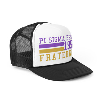 Pi Sigma Epsilon Lines Trucker Caps