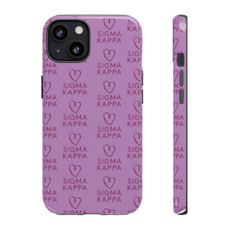 Printify Sigma Kappa iPhone Tough Cases 
