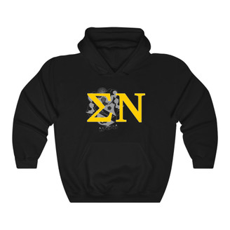 Sigma Nu Crest World Famous Hooded Sweatshirt