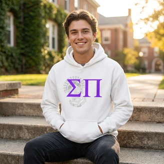 Sigma Pi Crest World Famous Hooded Sweatshirt