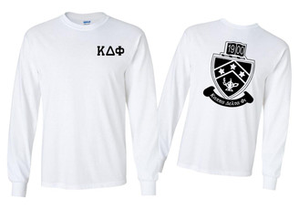 Printify Kappa Delta Phi World Famous Crest Long Sleeve T-Shirt 