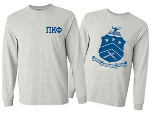 Pi Kappa Phi World Famous Crest Long Sleeve T-Shirt