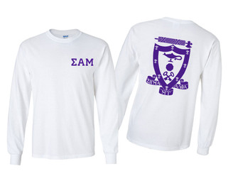 Sigma Alpha Mu World Famous Crest Long Sleeve T-Shirt