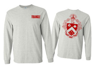 Triangle World Famous Crest Long Sleeve T-Shirt