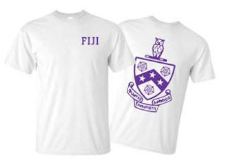 Greekgear FIJI Fraternity - Phi Gamma Delta World Famous Crest Tee 