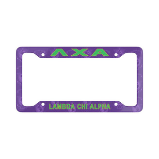 Printify Lambda Chi Alpha License Plate Frame - New 