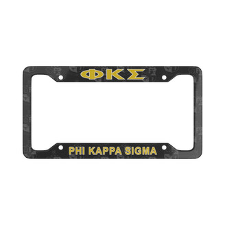 Phi Kappa Sigma License Plate Frame - New