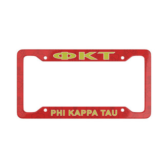 Printify Phi Kappa Tau License Plate Frame - New 